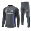 Feyenoord Rotterdam Felpe da Allenamento Quarto-Zip 2025-26 Grigia per Uomo